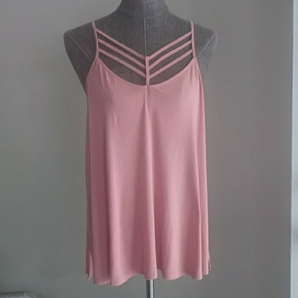 {Express} One Eleven Strappy Trapeze Cami Medium